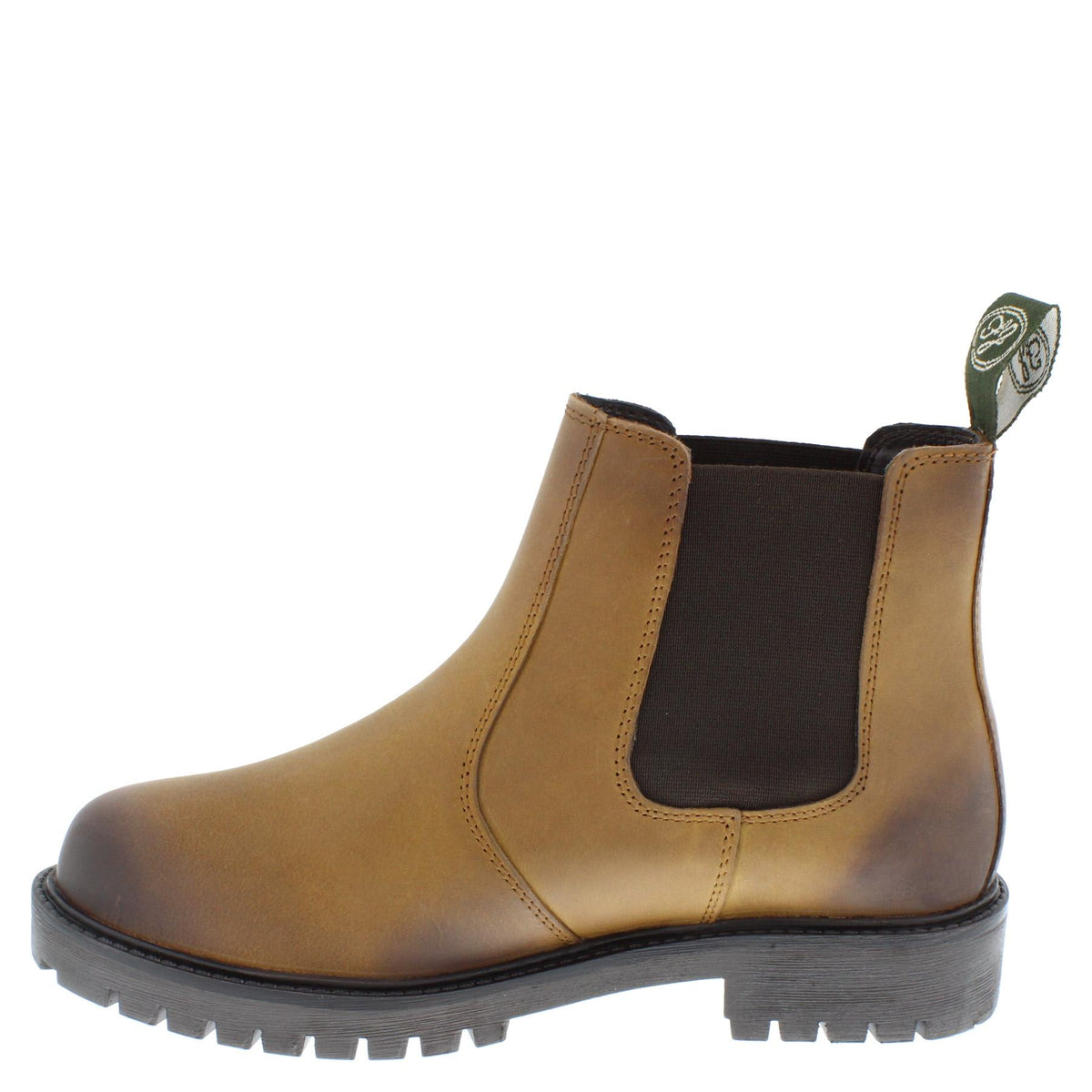 Frank James Rutland Men's Leather Pull On Chelsea Dealer Boots