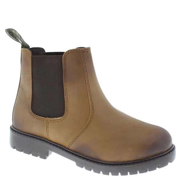 Rutland Kids' Leather Chelsea Dealer Boots