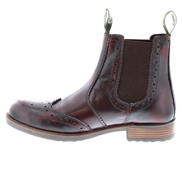Chepstow Men's Leather Brogue Chelsea Boots