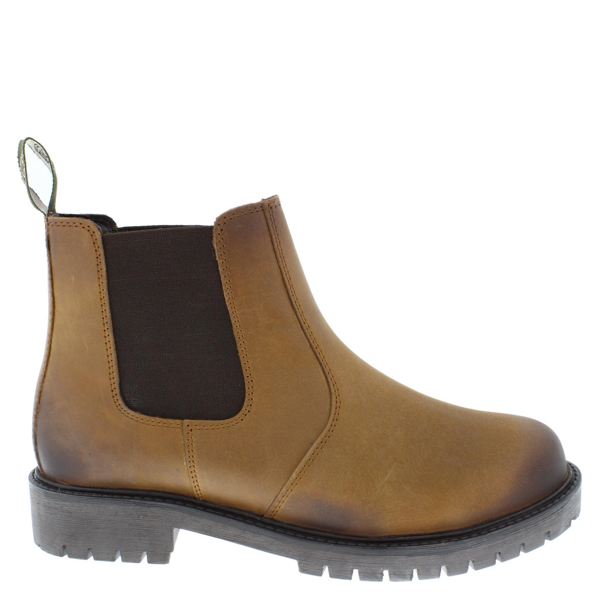 Frank James Rutland Men's Leather Pull On Chelsea Dealer Boots