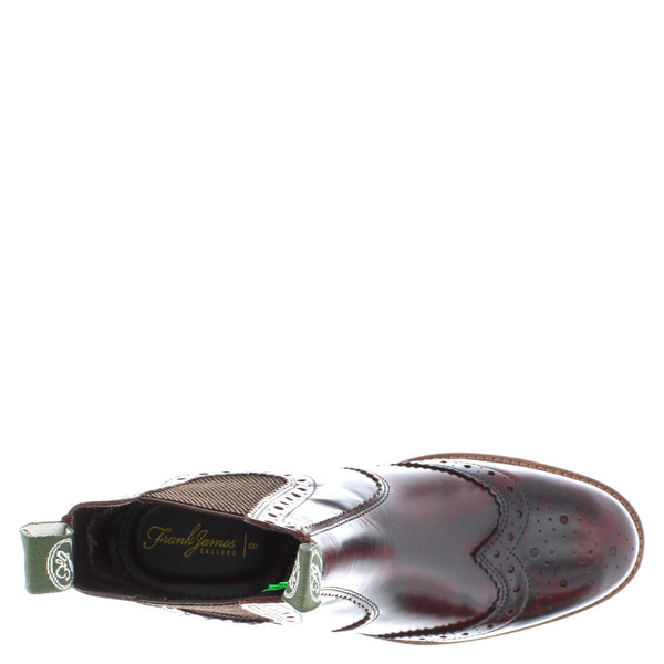 Chepstow Men's Leather Brogue Chelsea Boots