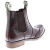 Chepstow Men's Leather Brogue Chelsea Boots