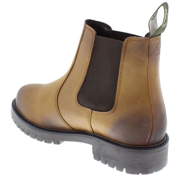 Frank James Rutland Men's Leather Pull On Chelsea Dealer Boots