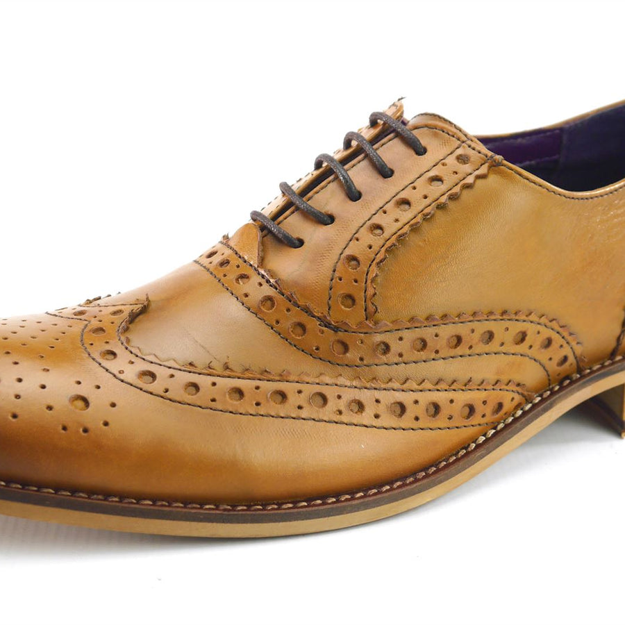 Redford Men's Leather Gatsby Brogues